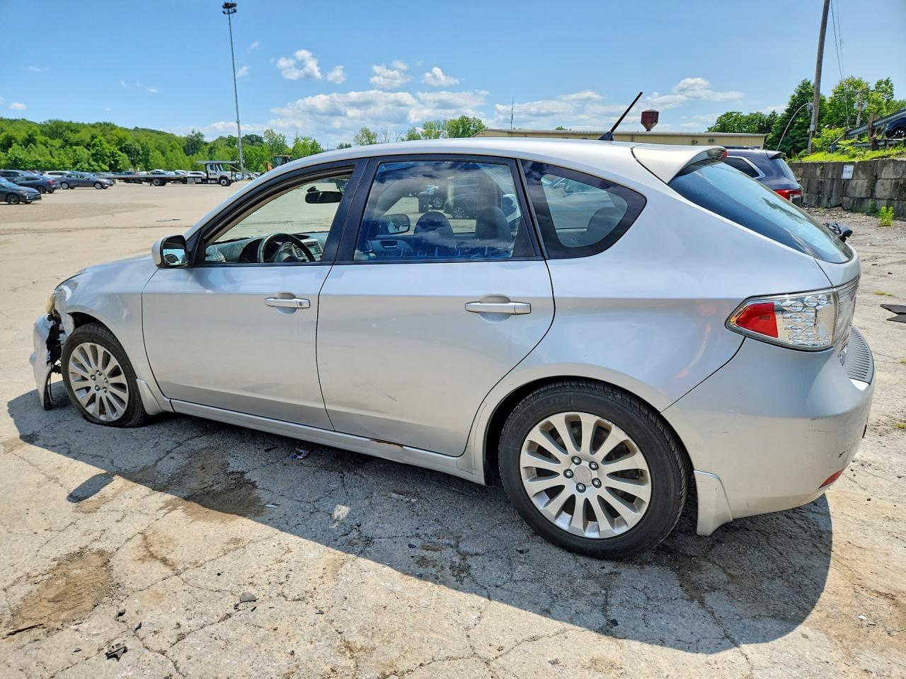 2009 Subaru Impreza 2.5i Premium Silver vin: JF1GH60629H806165