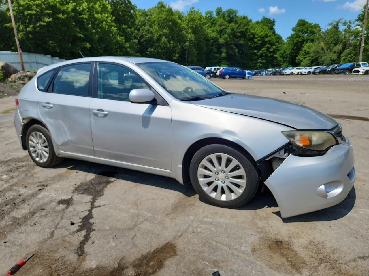 2009 Subaru Impreza 2.5i Premium Silver vin: JF1GH60629H806165