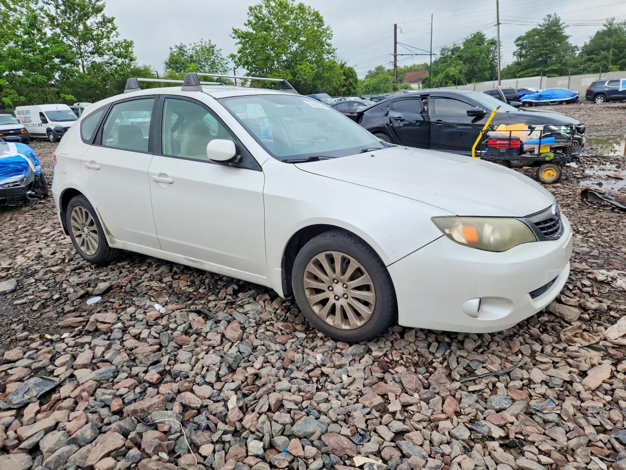 2009 Subaru Impreza 2.5i Premium White vin: JF1GH60669H818061
