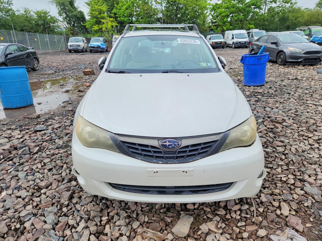 2009 Subaru Impreza 2.5i Premium White vin: JF1GH60669H818061