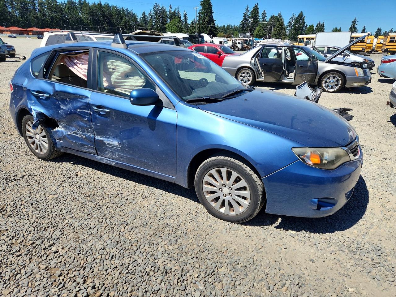 2009 Subaru Impreza 2.5i Premium Blue vin: JF1GH60689H811855