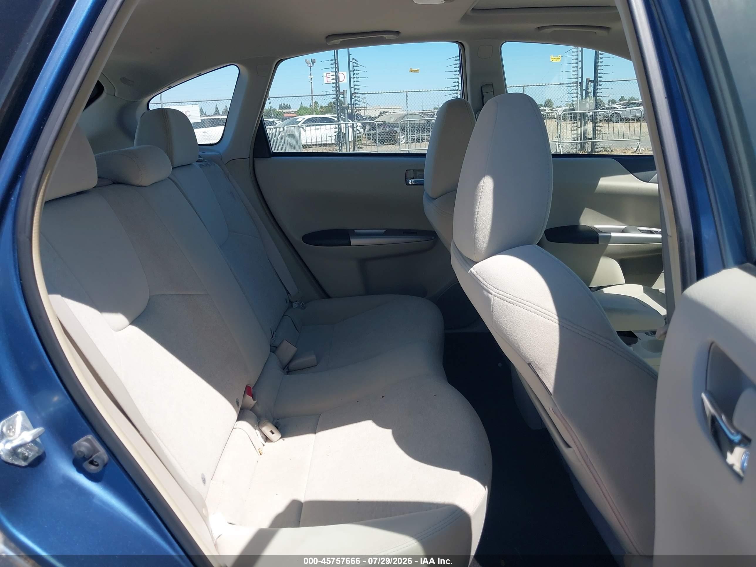 2009 Subaru Impreza 2.5i Blue vin: JF1GH60689H815209