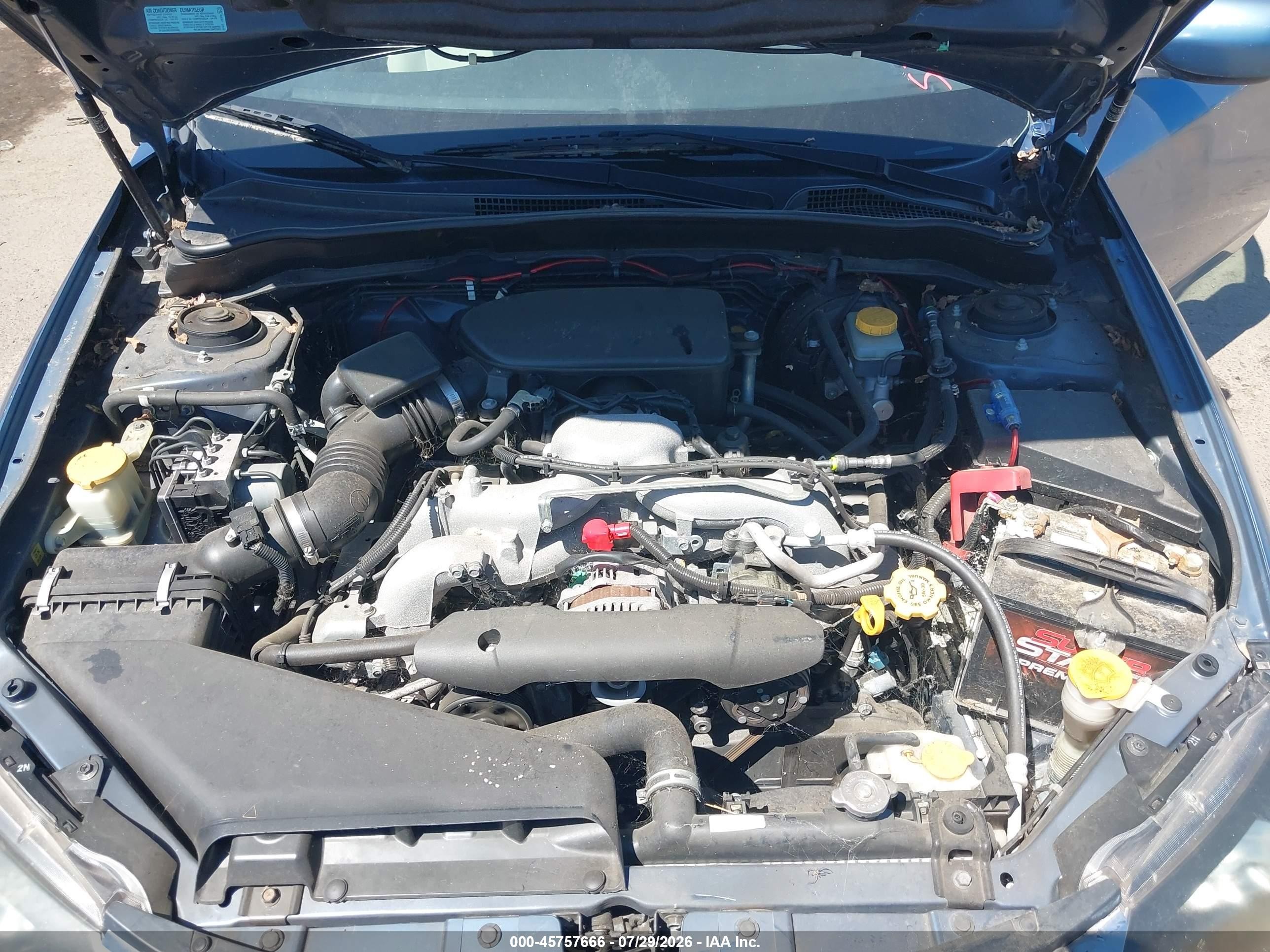 2009 Subaru Impreza 2.5i Blue vin: JF1GH60689H815209