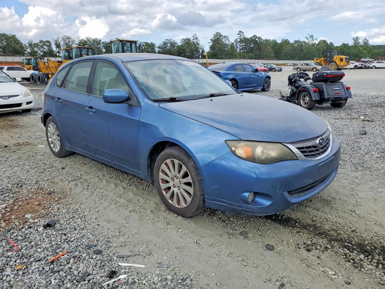 2009 Subaru Impreza 2.5i Premium Blue vin: JF1GH60689H815680