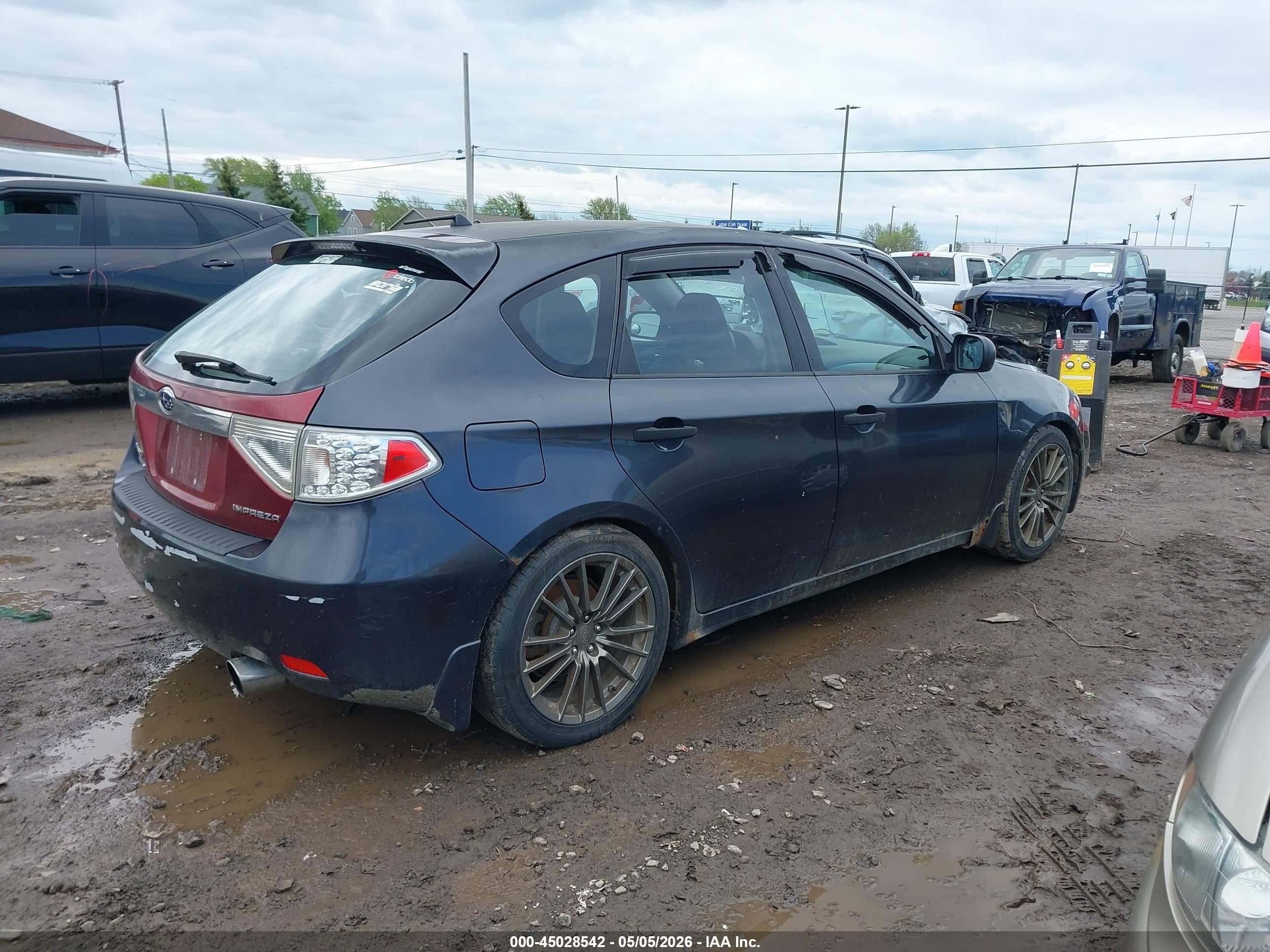 2008 Subaru Impreza Wagon (natl) I Black vin: JF1GH61608G830953