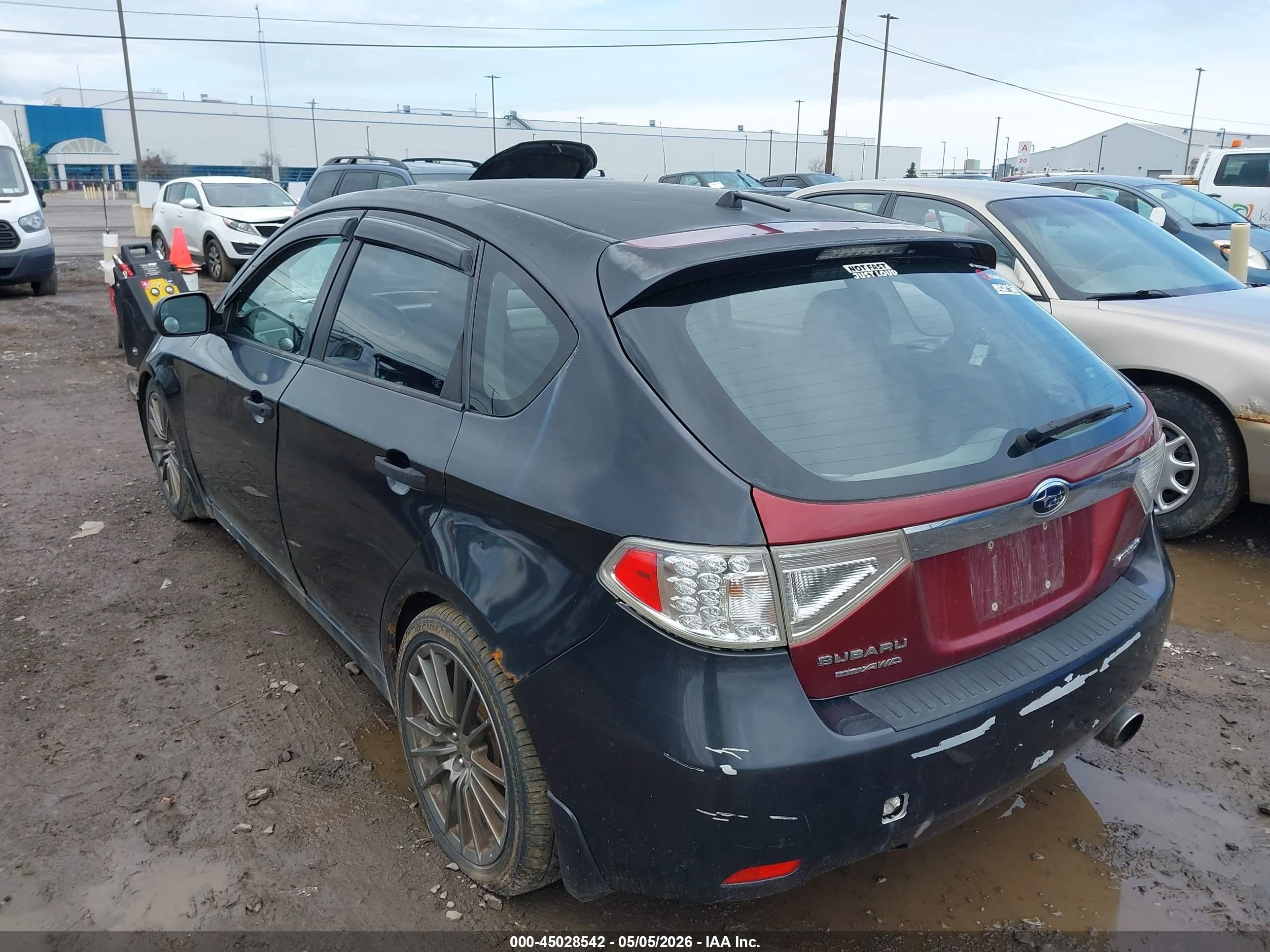2008 Subaru Impreza Wagon (natl) I Black vin: JF1GH61608G830953