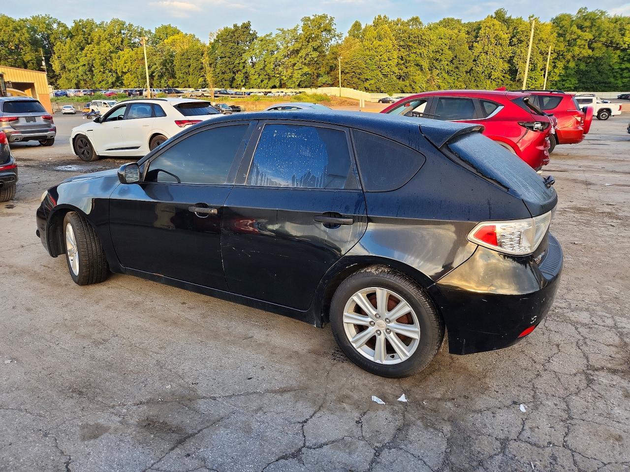 2008 Subaru Impreza 2.5i Black vin: JF1GH61608H806744