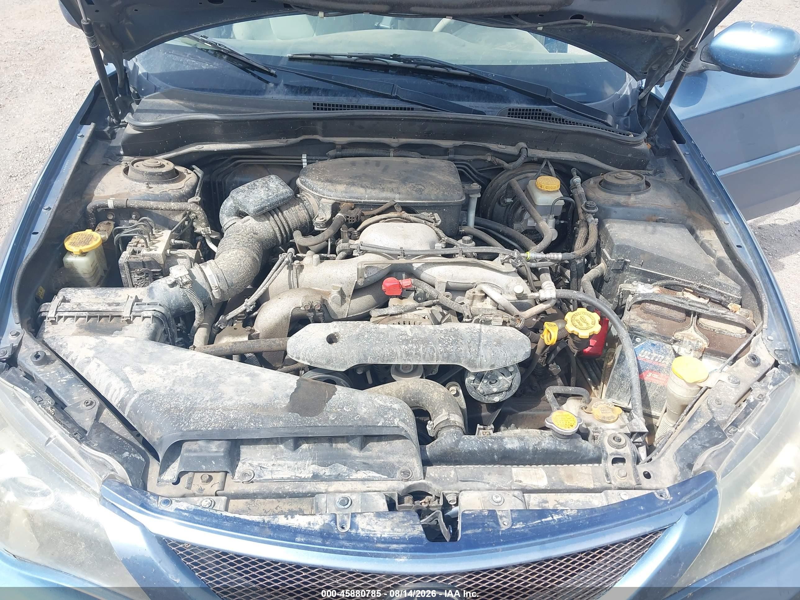2008 Subaru Impreza 2.5i Blue vin: JF1GH61608H808509