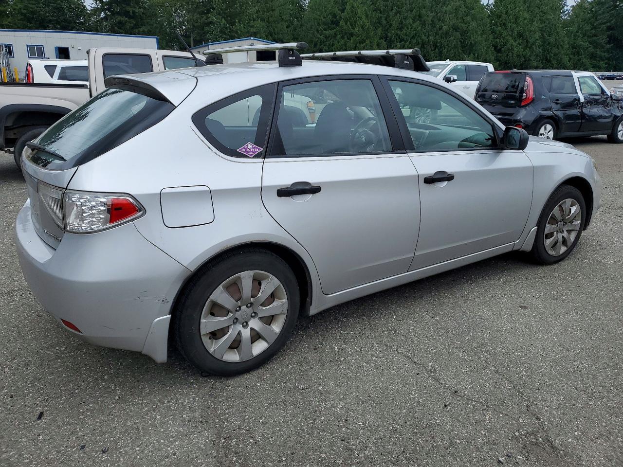 2008 Subaru Impreza 2.5i Серебряный vin: JF1GH61618G822263