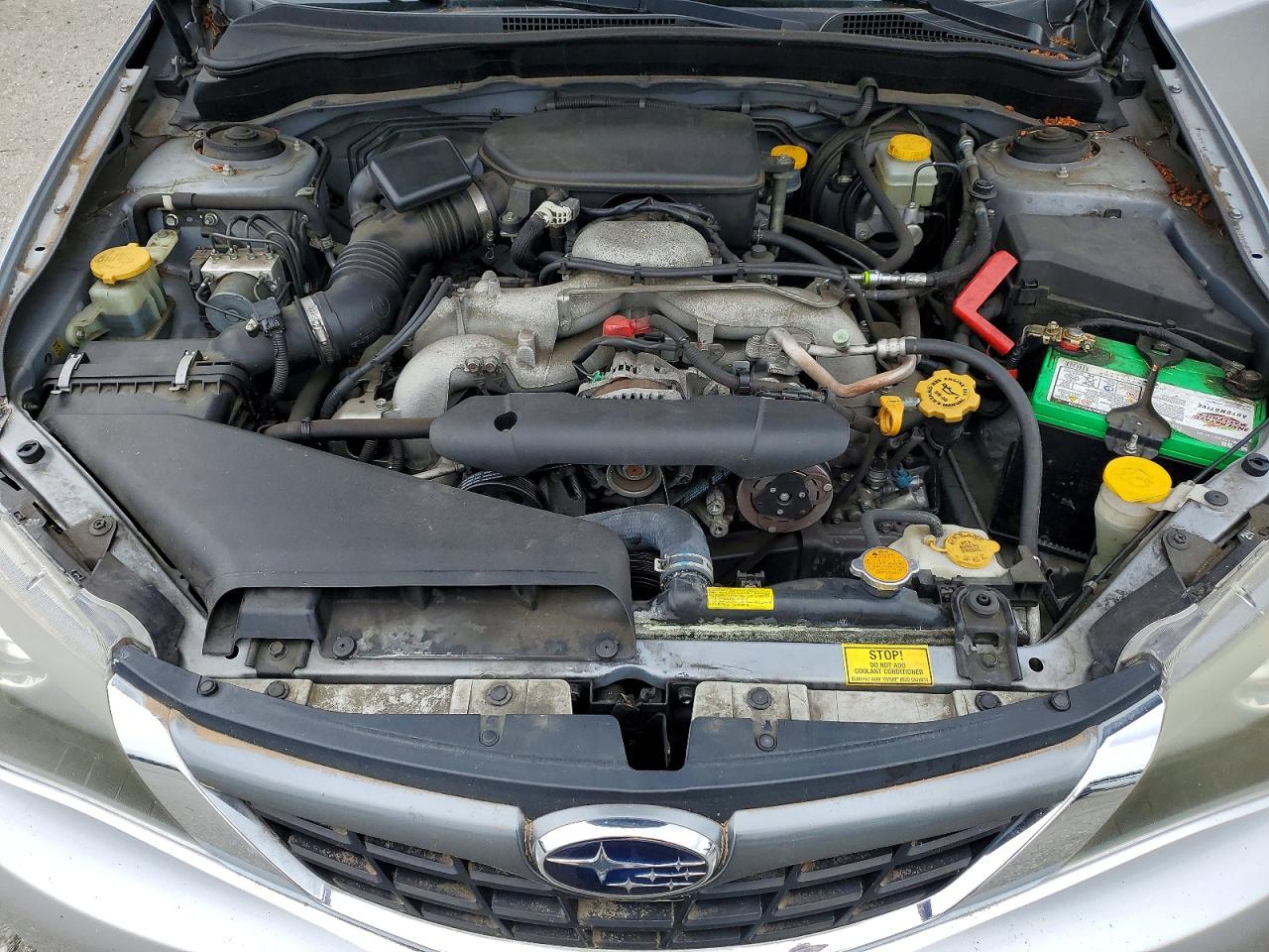 2008 Subaru Impreza 2.5i Серебряный vin: JF1GH61618G822263