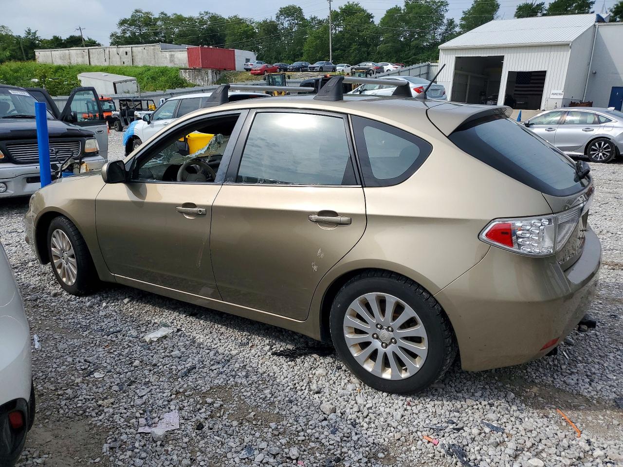 2008 Subaru Impreza 2.5i Beige vin: JF1GH61618H812116
