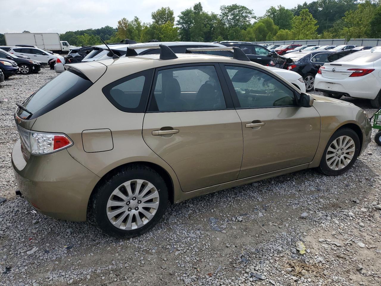 2008 Subaru Impreza 2.5i Beige vin: JF1GH61618H812116