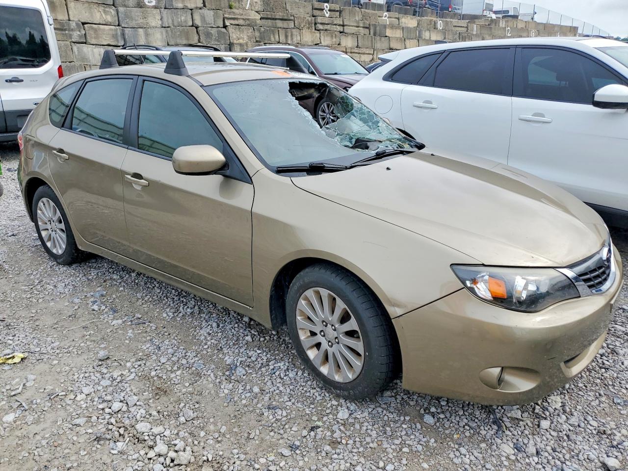 2008 Subaru Impreza 2.5i Beige vin: JF1GH61618H812116