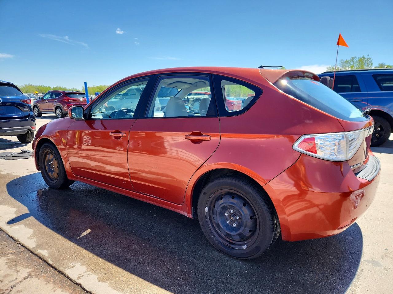 2009 Subaru Impreza 2.5i Orange vin: JF1GH61619H807614