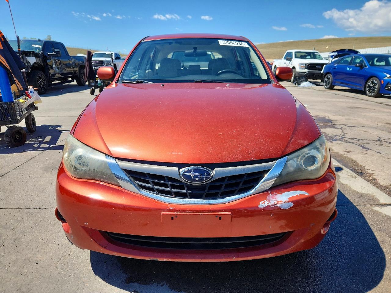 2009 Subaru Impreza 2.5i Orange vin: JF1GH61619H807614