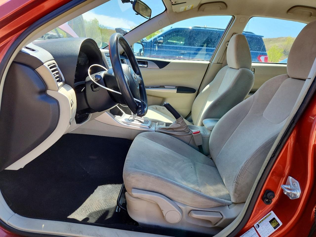 2009 Subaru Impreza 2.5i Orange vin: JF1GH61619H807614