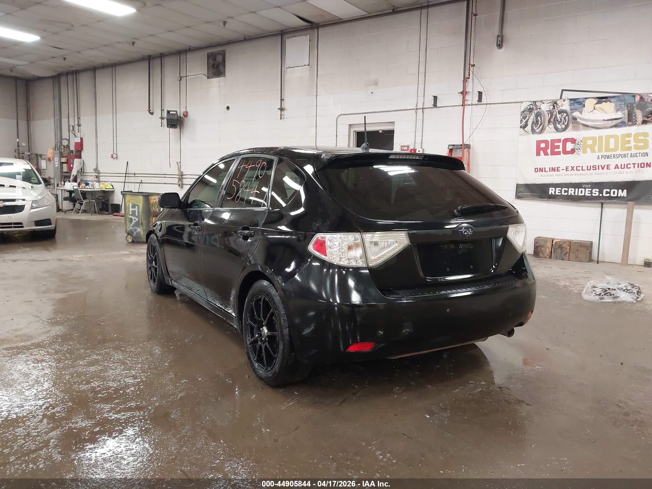 2009 Subaru Impreza 2.5i Black vin: JF1GH61619H814515