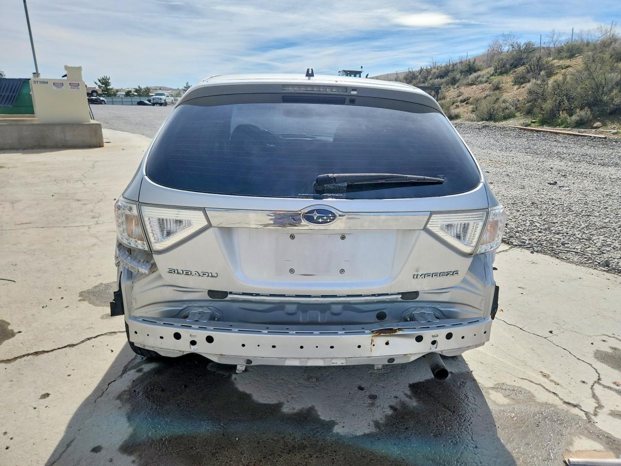 2008 Subaru Impreza 2.5i Silver vin: JF1GH61628G804337