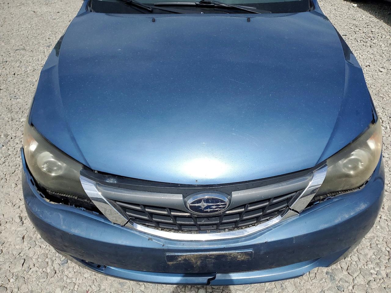2008 Subaru Impreza 2.5i Blue vin: JF1GH61628H817552