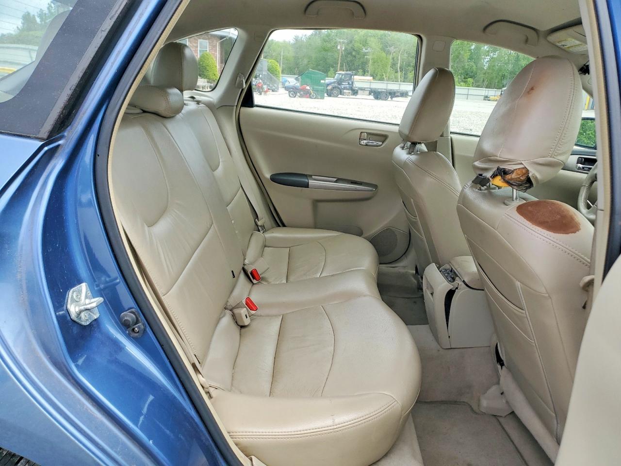 2008 Subaru Impreza 2.5i Blue vin: JF1GH61628H817552