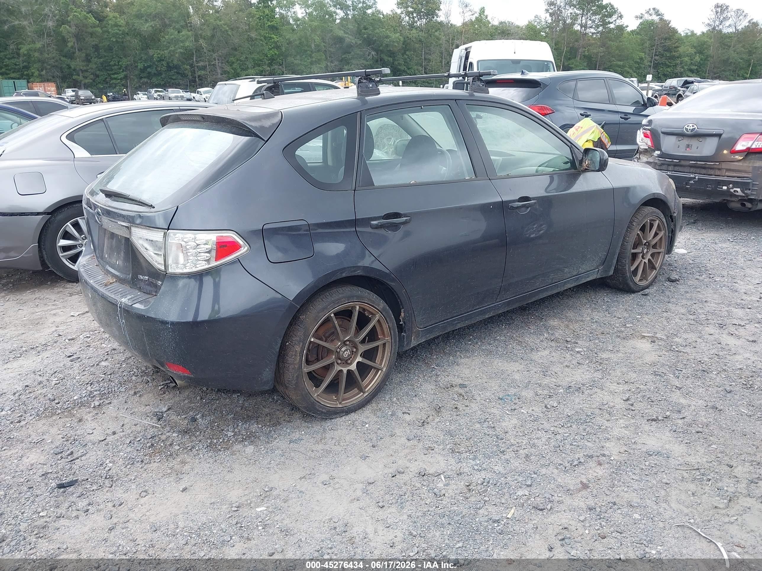 2009 Subaru Impreza 2.5i Black vin: JF1GH61629G820314