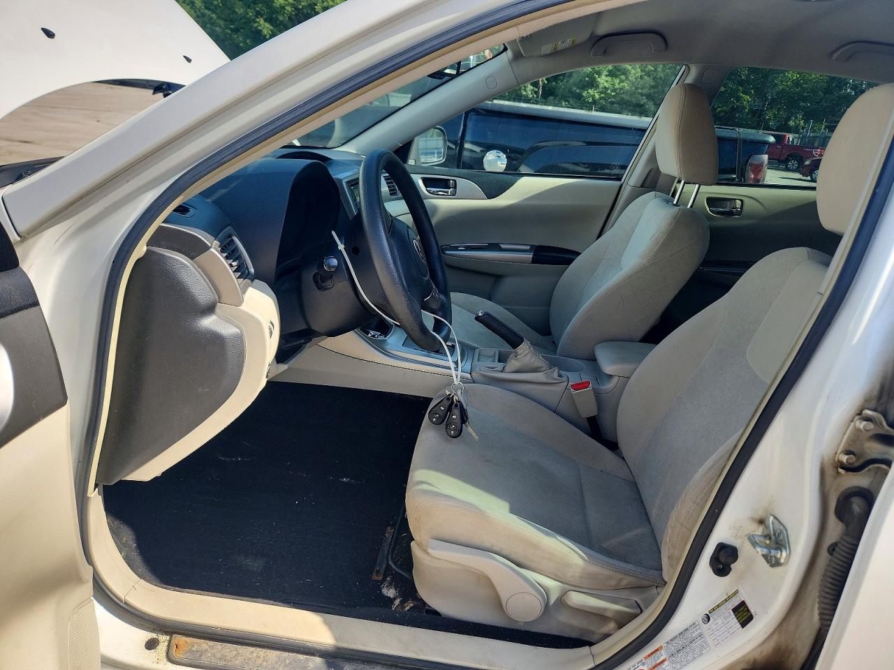 2009 Subaru Impreza 2.5i White vin: JF1GH61629H814362