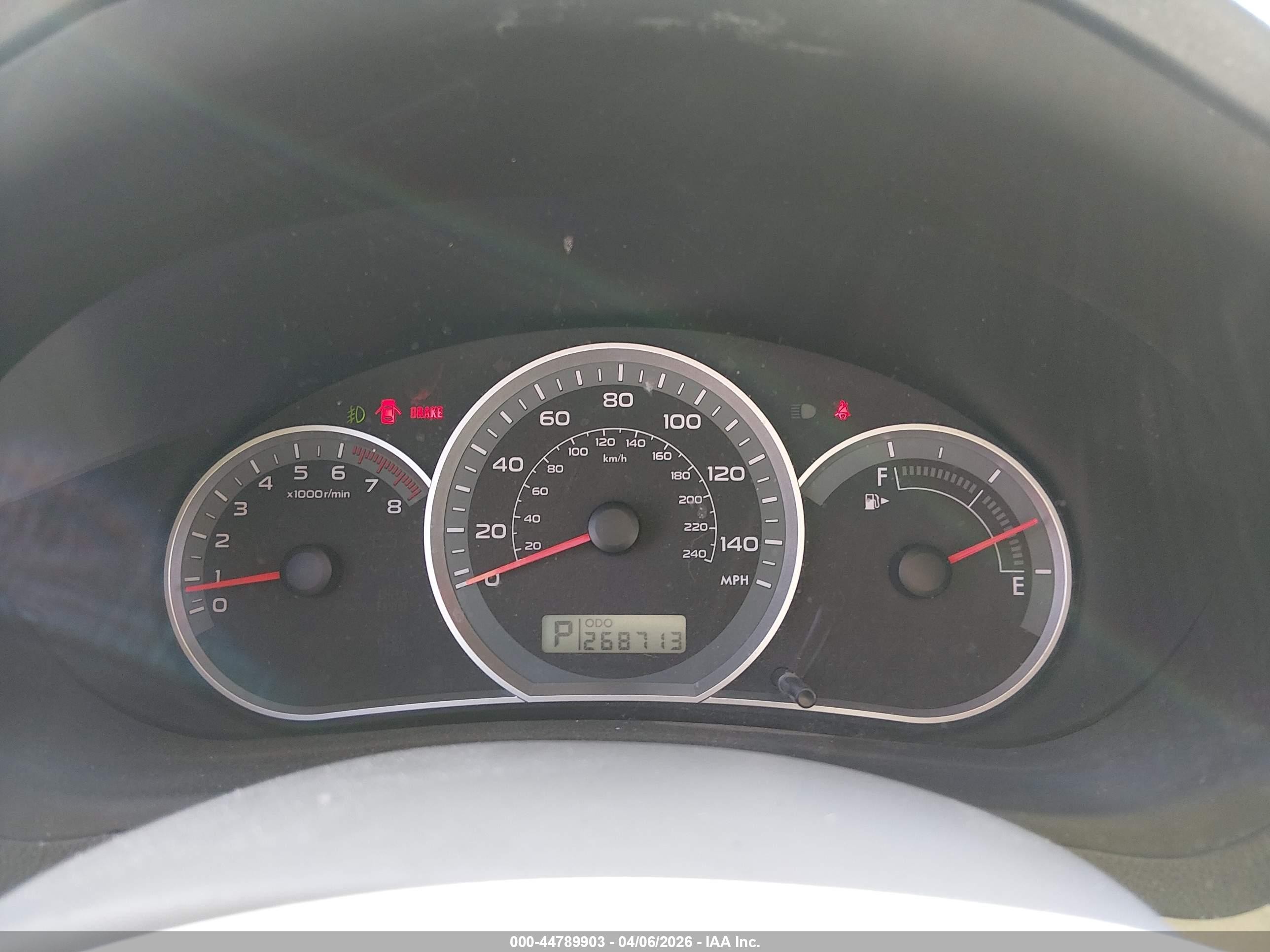 2008 Subaru Impreza 2.5i White vin: JF1GH61638H813607