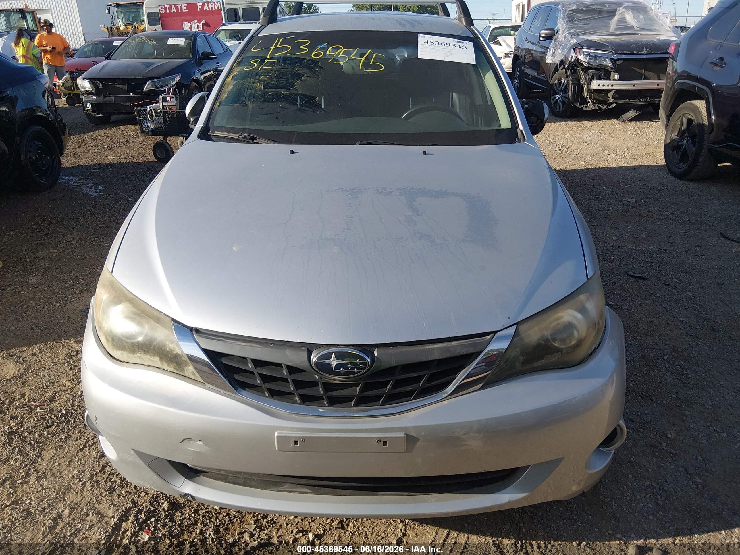 2008 Subaru Impreza Wagon (natl) I W/premium Pkg Серебряный vin: JF1GH61638H836630
