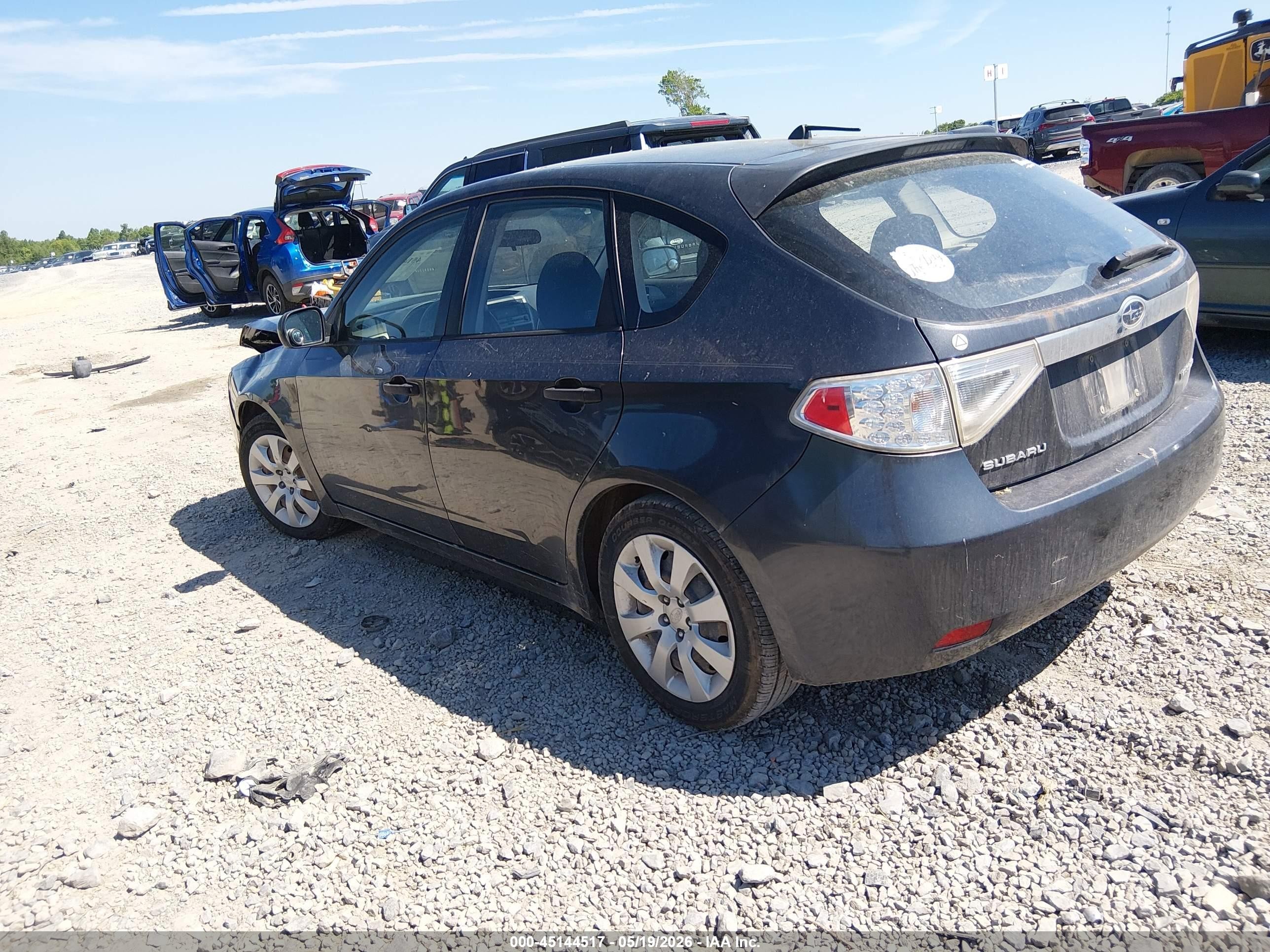 2008 Subaru Impreza Wagon (natl) I Black vin: JF1GH61648G801486