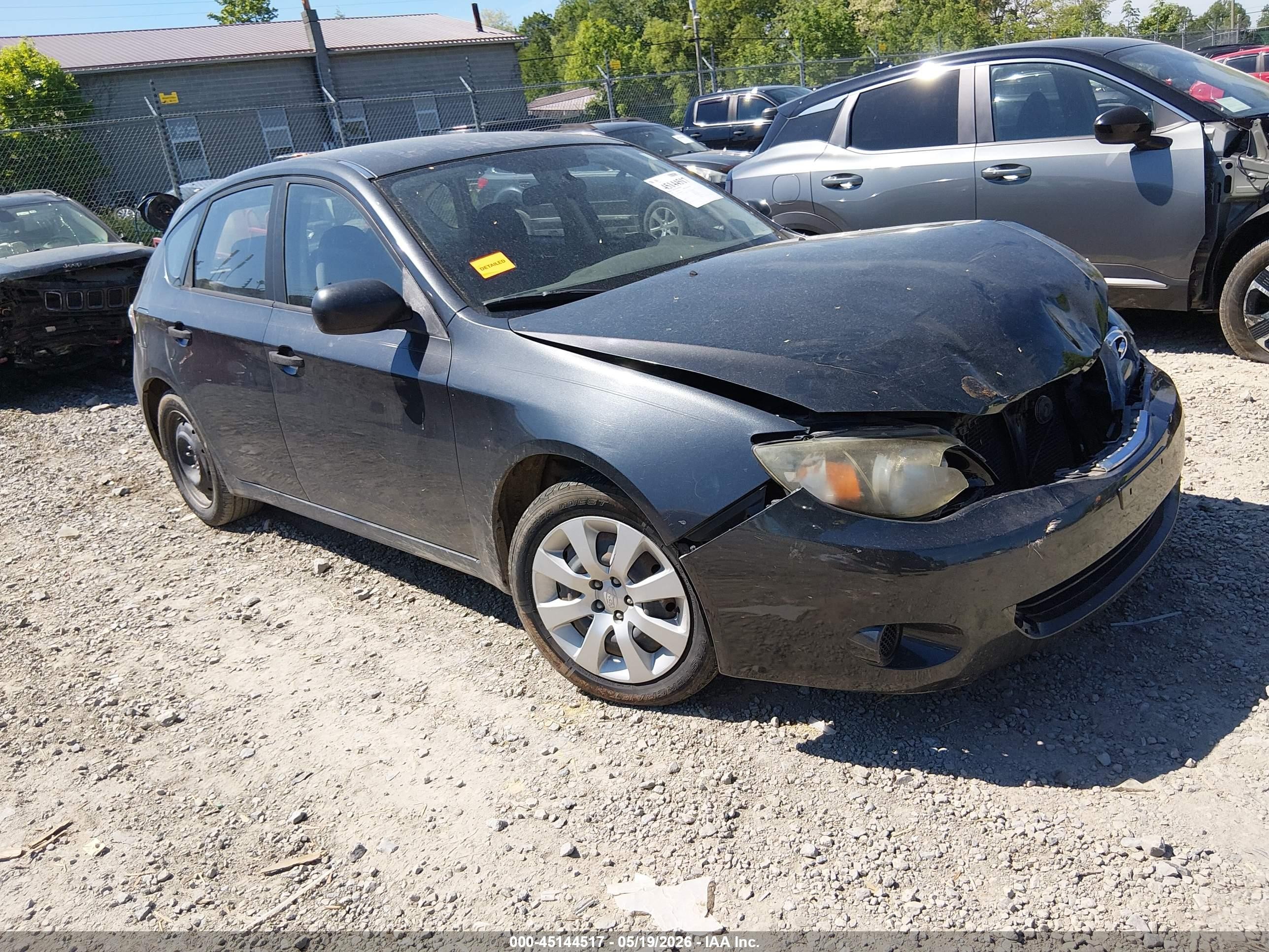 2008 Subaru Impreza Wagon (natl) I Black vin: JF1GH61648G801486