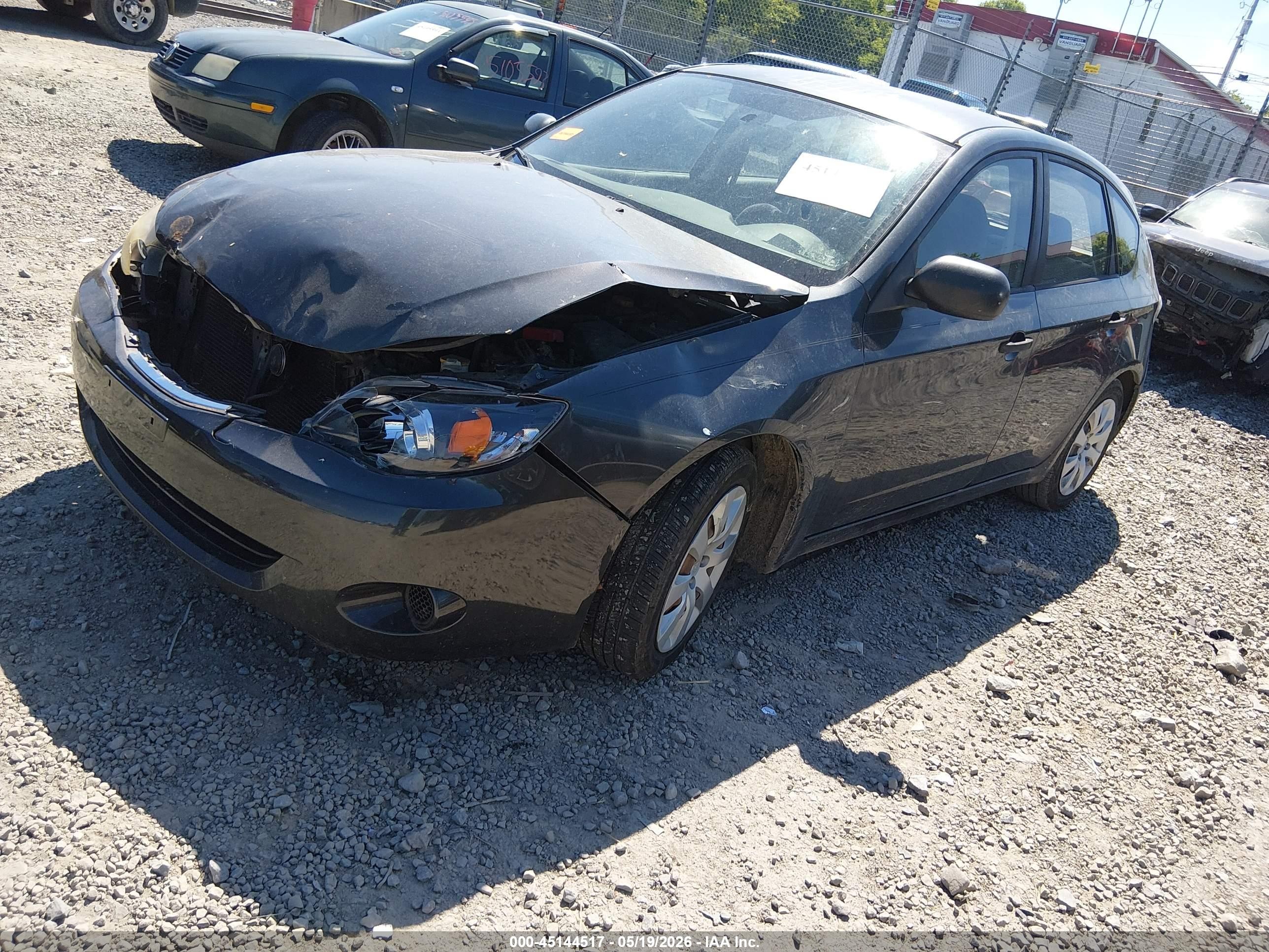2008 Subaru Impreza Wagon (natl) I Black vin: JF1GH61648G801486
