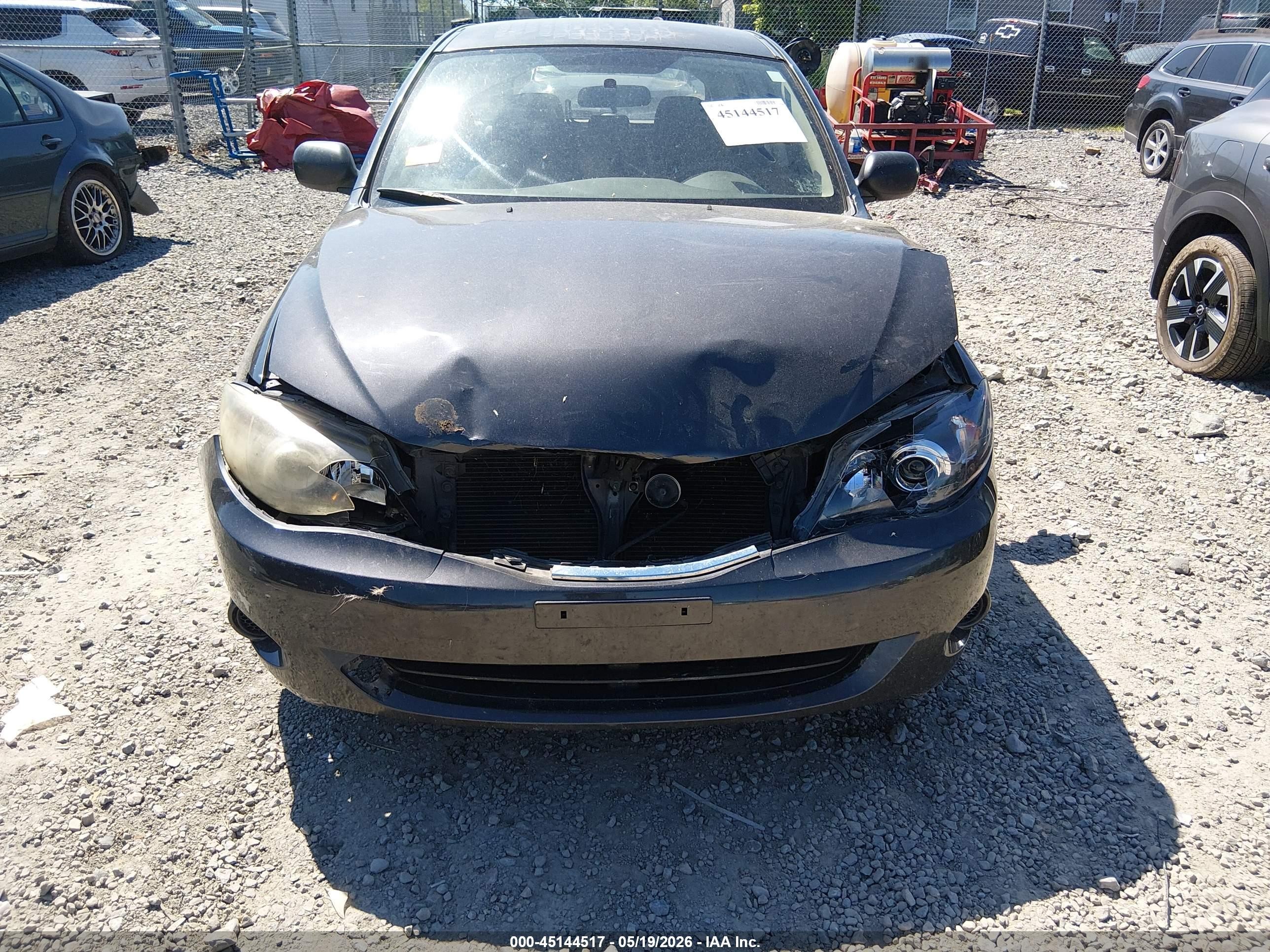 2008 Subaru Impreza Wagon (natl) I Black vin: JF1GH61648G801486