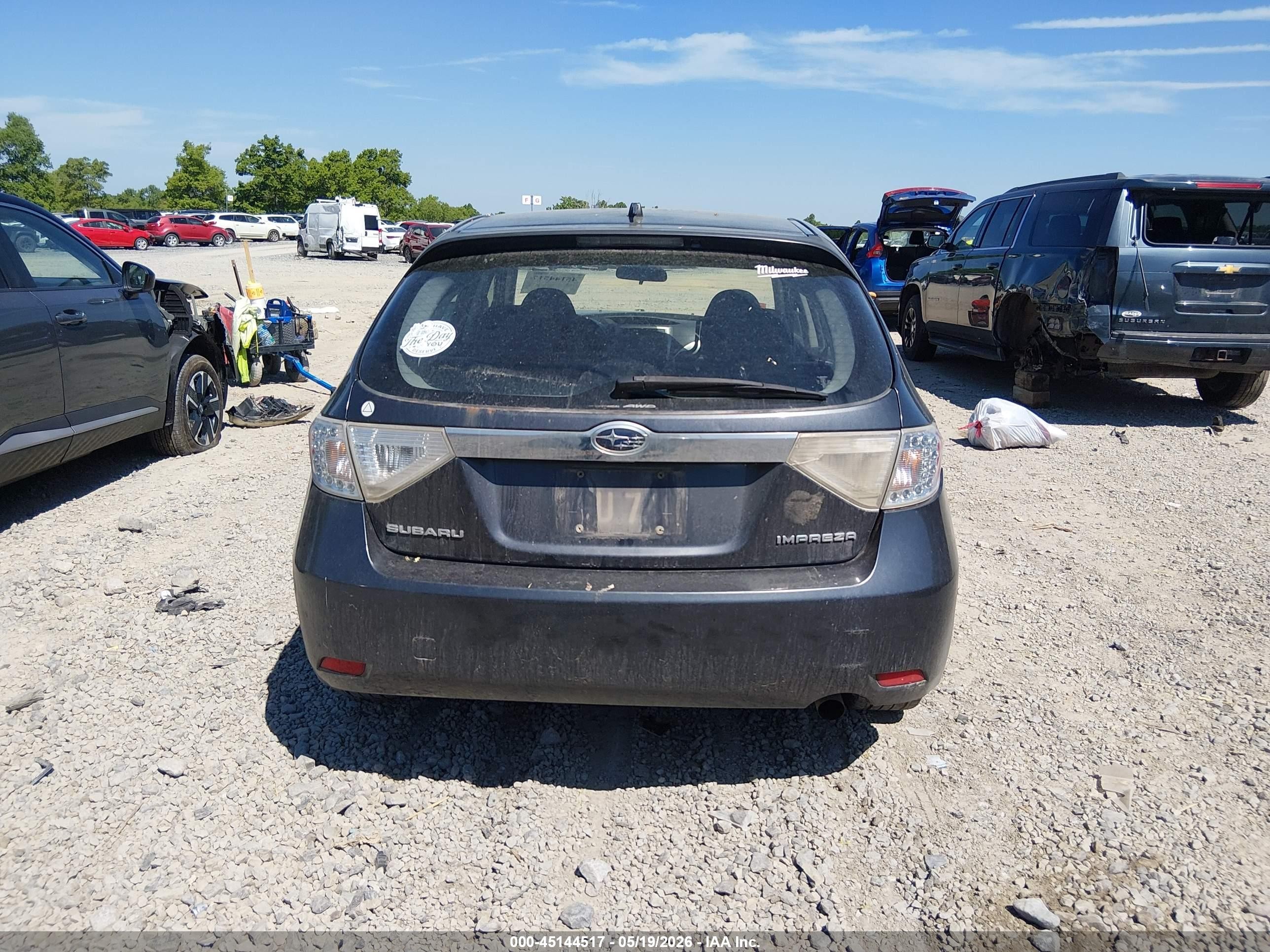 2008 Subaru Impreza Wagon (natl) I Black vin: JF1GH61648G801486