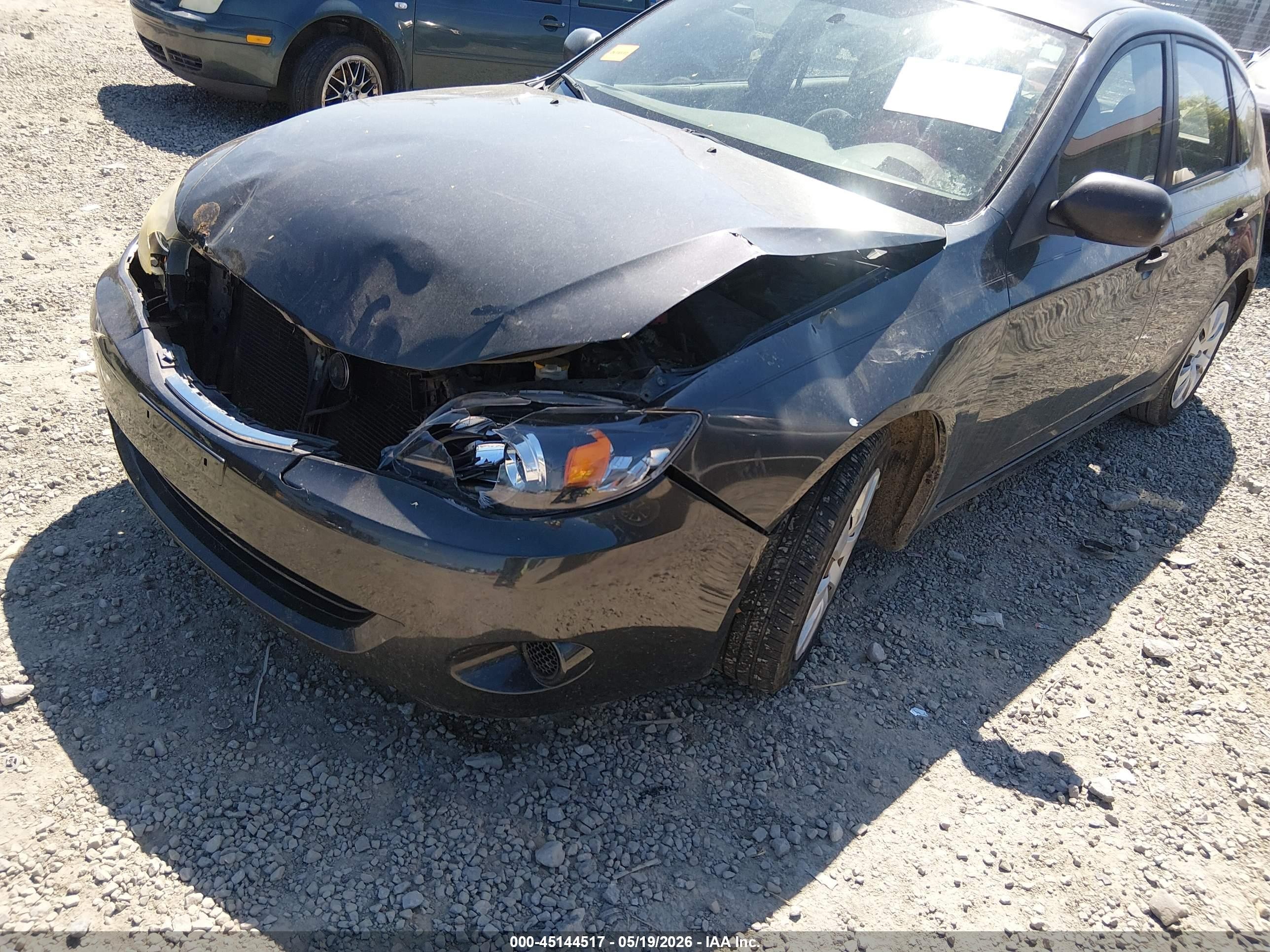 2008 Subaru Impreza Wagon (natl) I Black vin: JF1GH61648G801486
