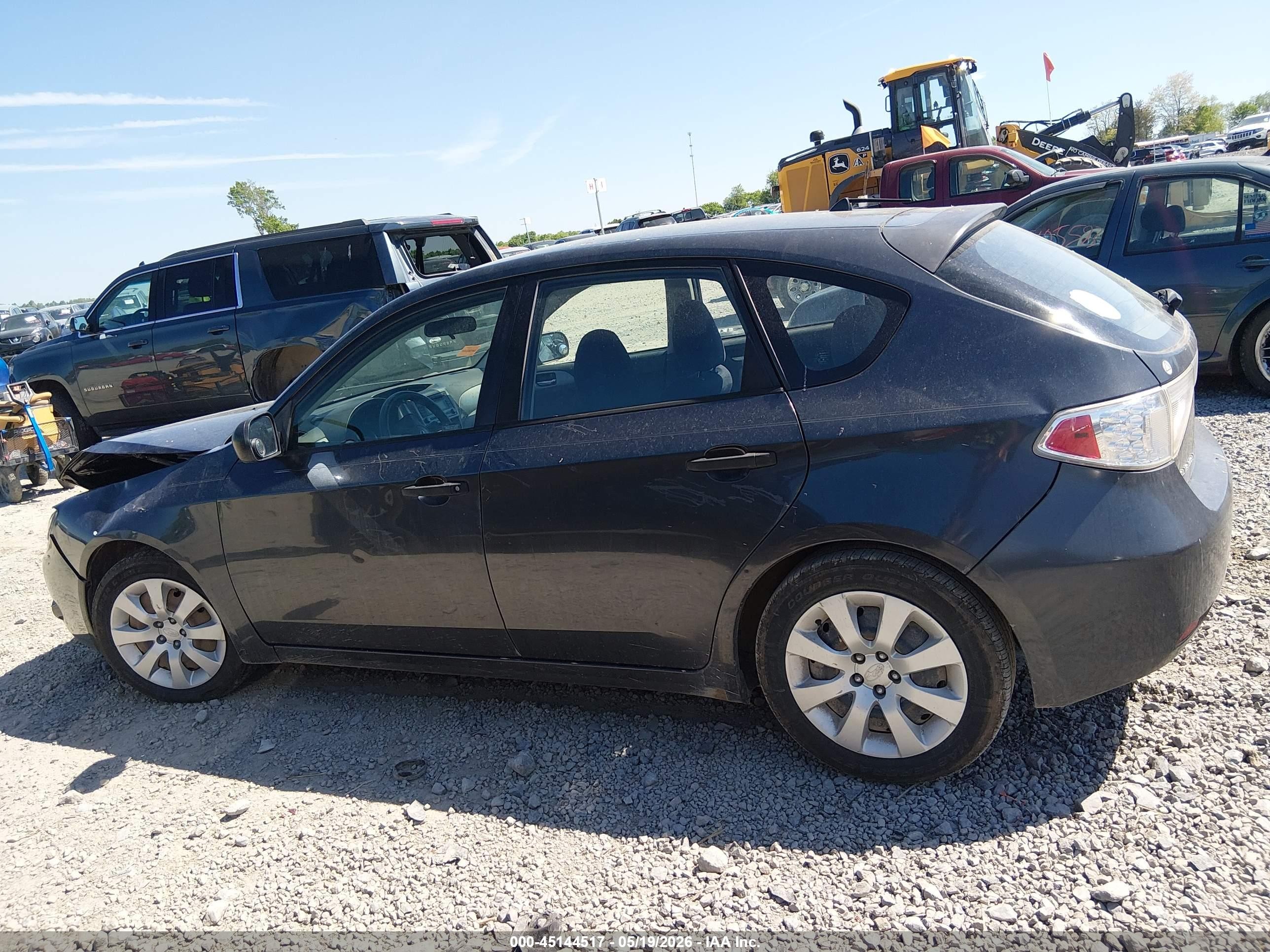2008 Subaru Impreza Wagon (natl) I Black vin: JF1GH61648G801486