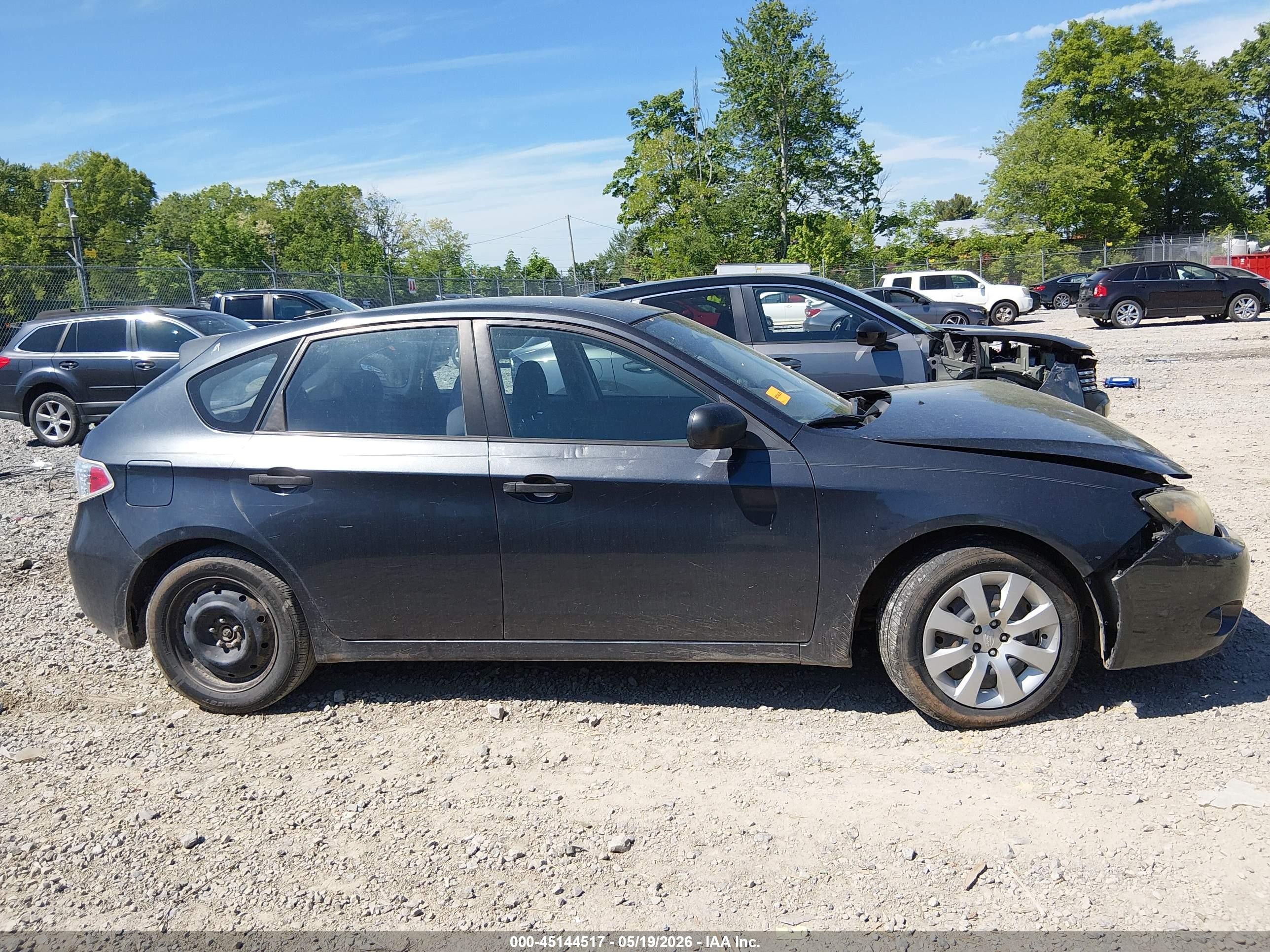 2008 Subaru Impreza Wagon (natl) I Black vin: JF1GH61648G801486