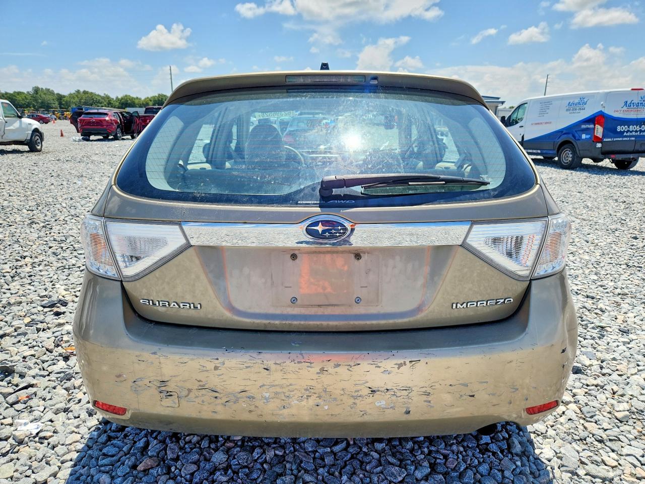 2008 Subaru Impreza 2.5i Gold vin: JF1GH61648H805449