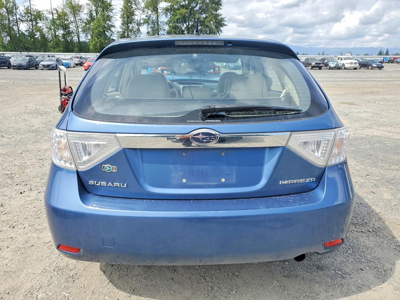 2008 Subaru Impreza 2.5i Синий vin: JF1GH61648H812482