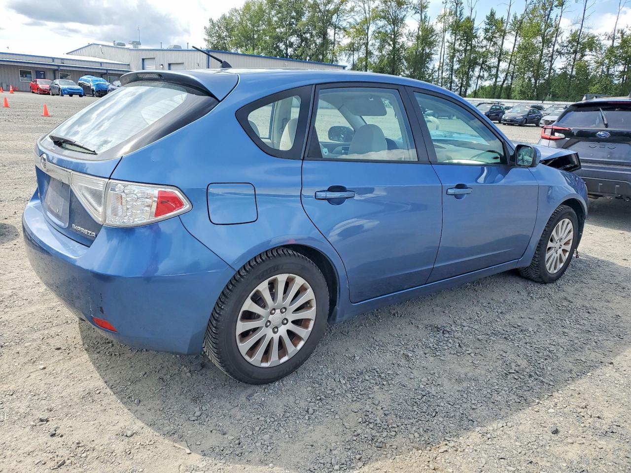 2008 Subaru Impreza 2.5i Синий vin: JF1GH61648H812482