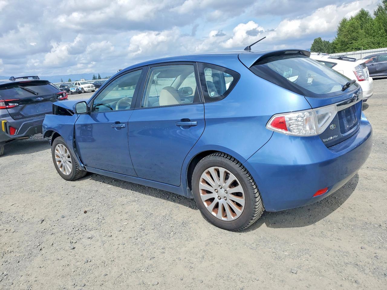 2008 Subaru Impreza 2.5i Синий vin: JF1GH61648H812482