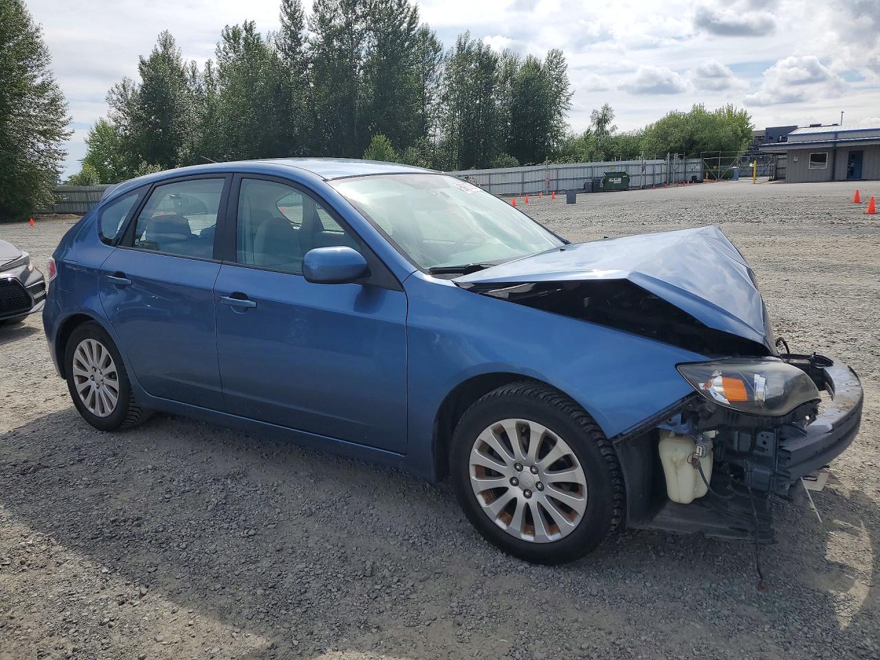 2008 Subaru Impreza 2.5i Синий vin: JF1GH61648H812482