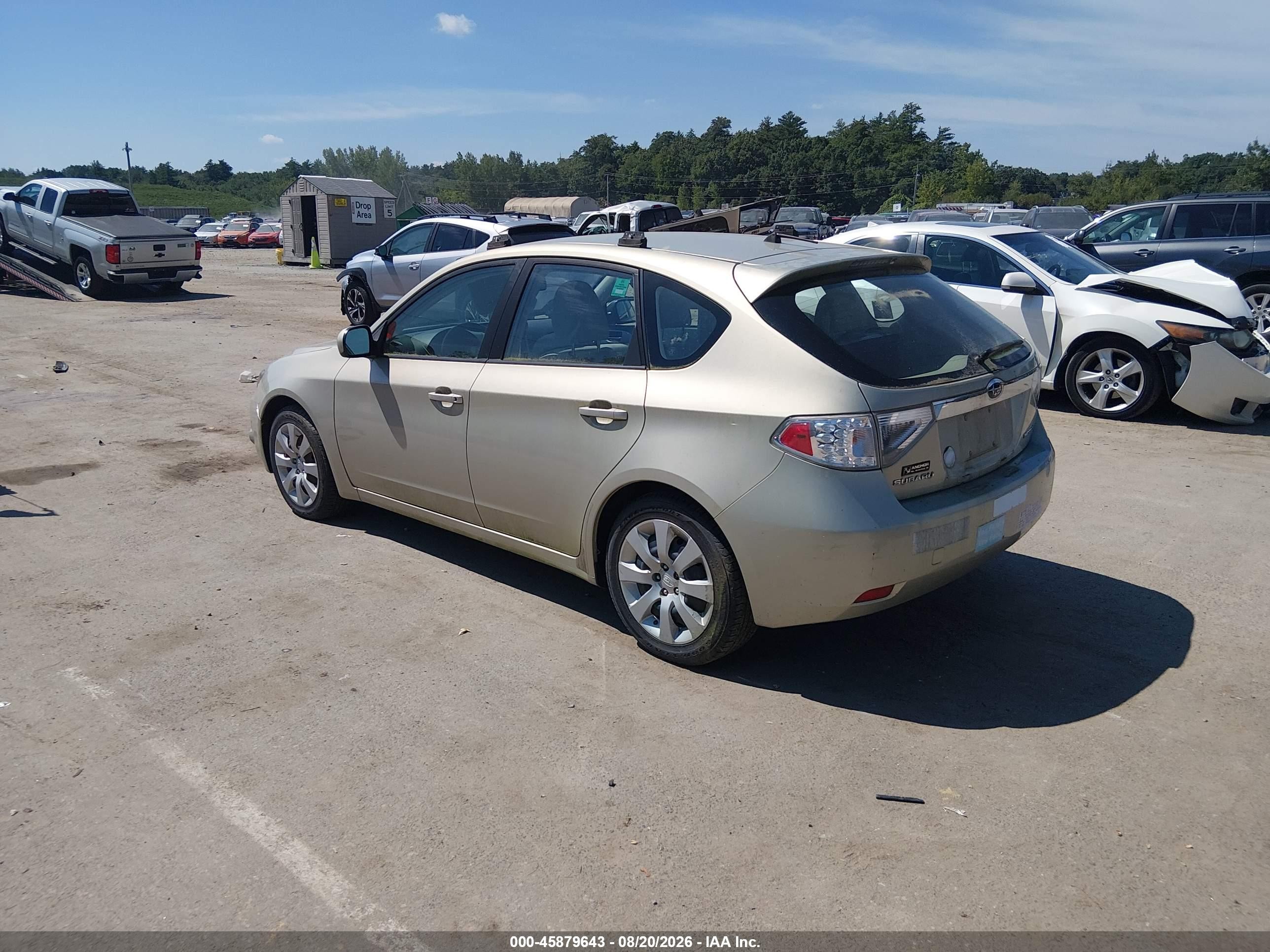 2009 Subaru Impreza 2.5i Green vin: JF1GH61649G808844