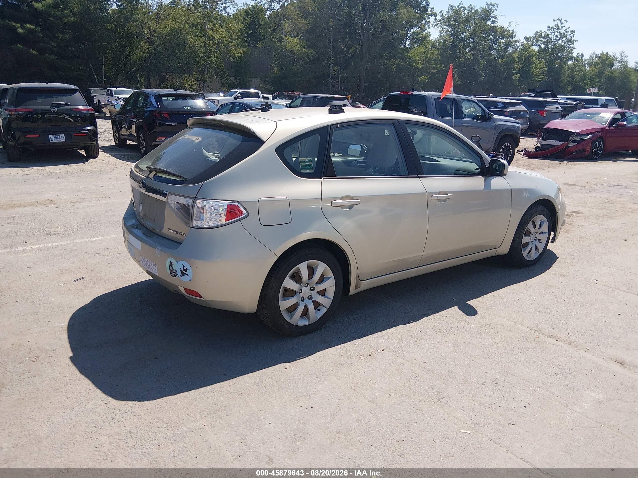 2009 Subaru Impreza 2.5i Green vin: JF1GH61649G808844