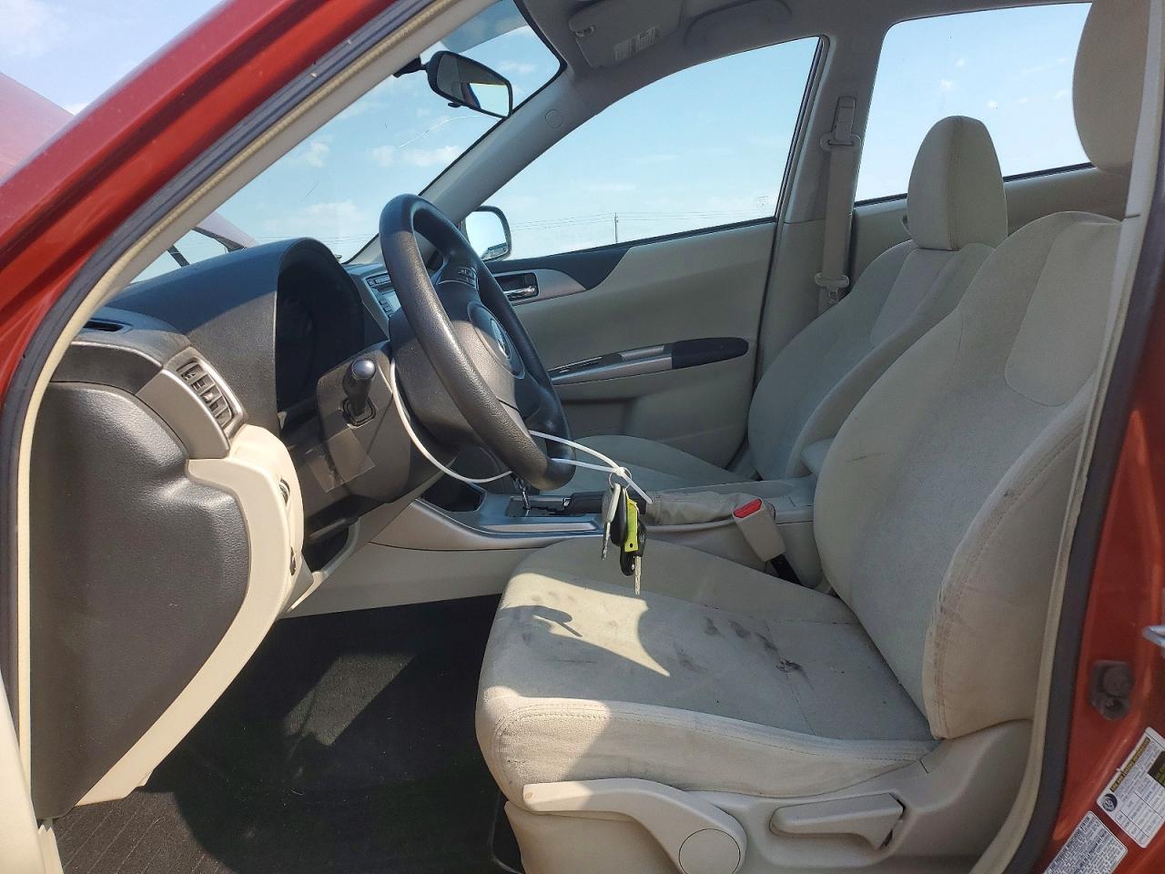 2009 Subaru Impreza 2.5i Orange vin: JF1GH61649H812144
