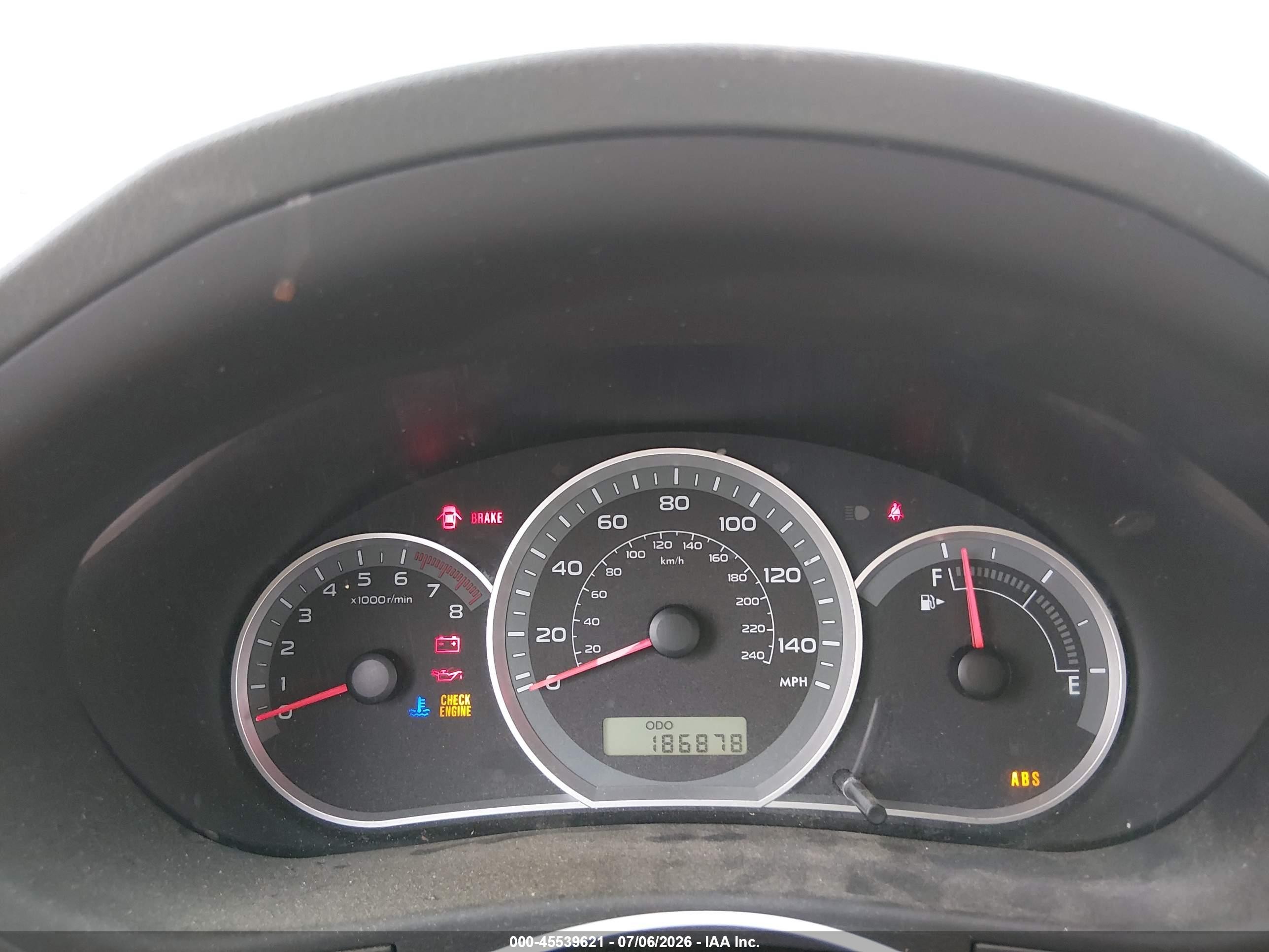 2008 Subaru Impreza Wagon (natl) I Teal vin: JF1GH61658G812061
