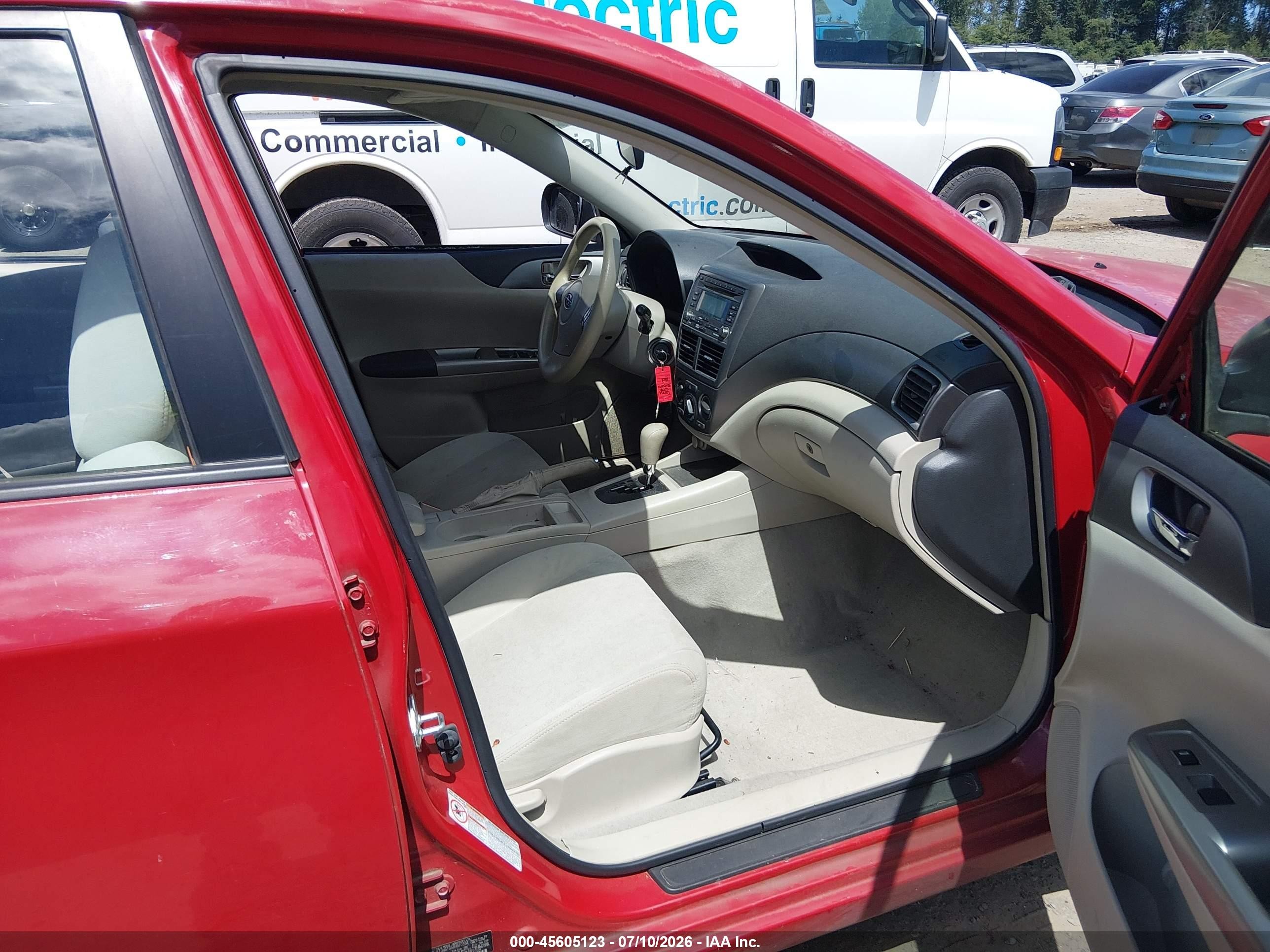 2008 Subaru Impreza Wagon (natl) I Red vin: JF1GH61658H810384
