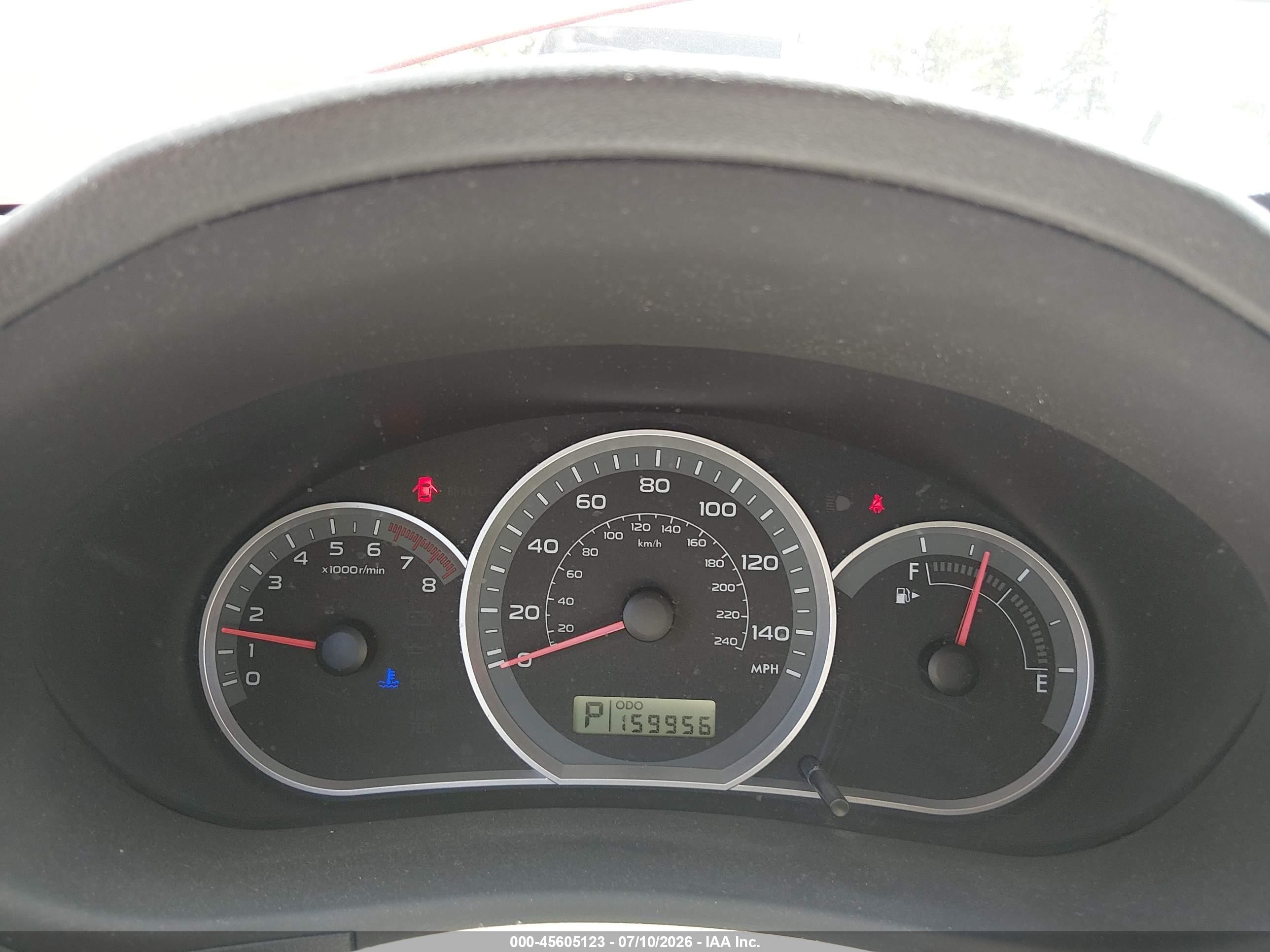 2008 Subaru Impreza Wagon (natl) I Red vin: JF1GH61658H810384