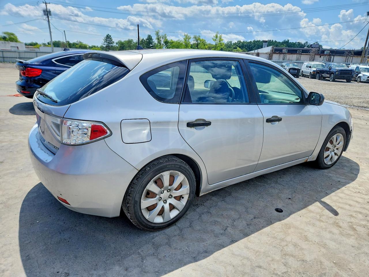 2008 Subaru Impreza 2.5i Silver vin: JF1GH61658H810644