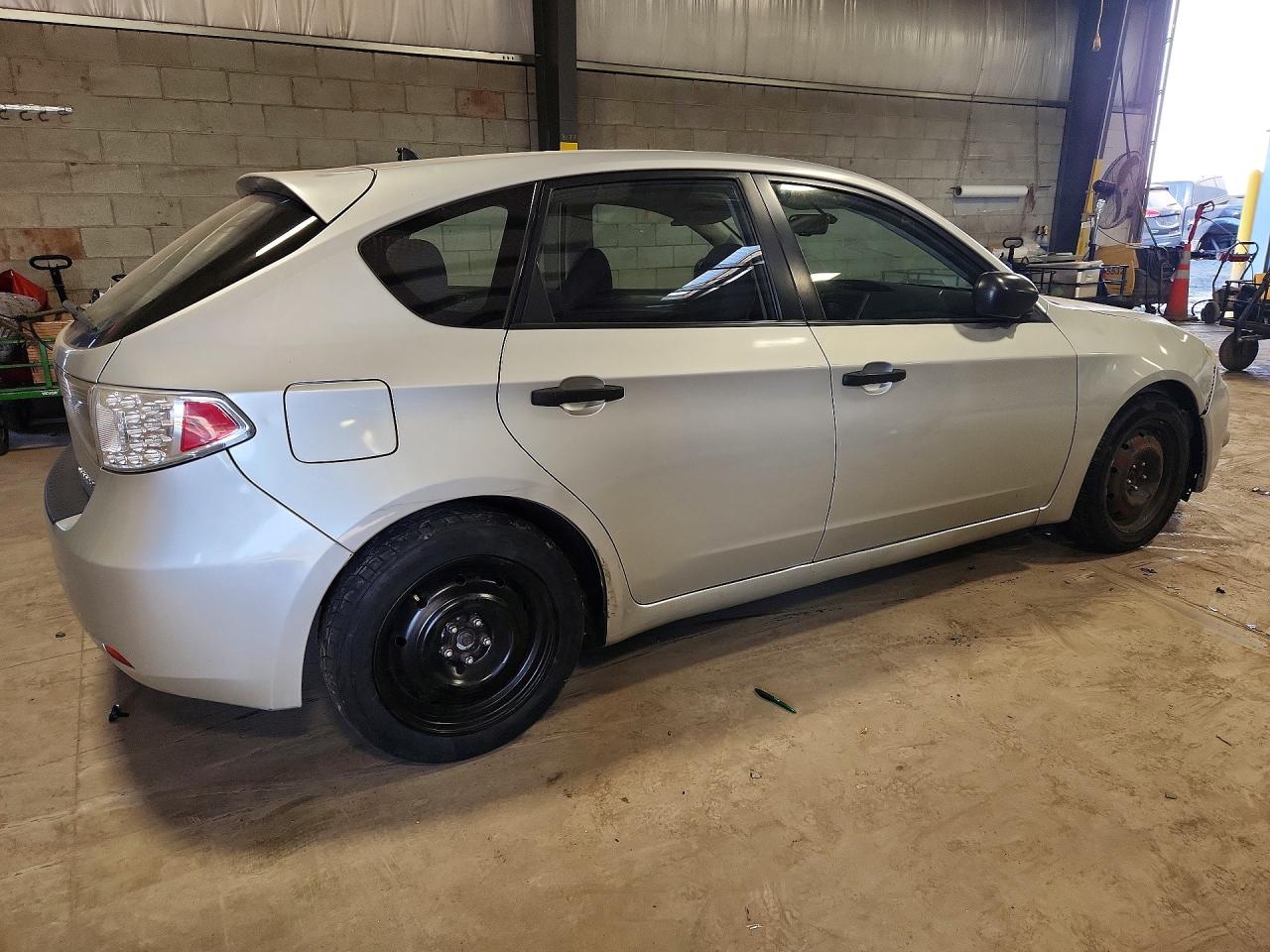 2008 Subaru Impreza 2.5i Silver vin: JF1GH61658H833034