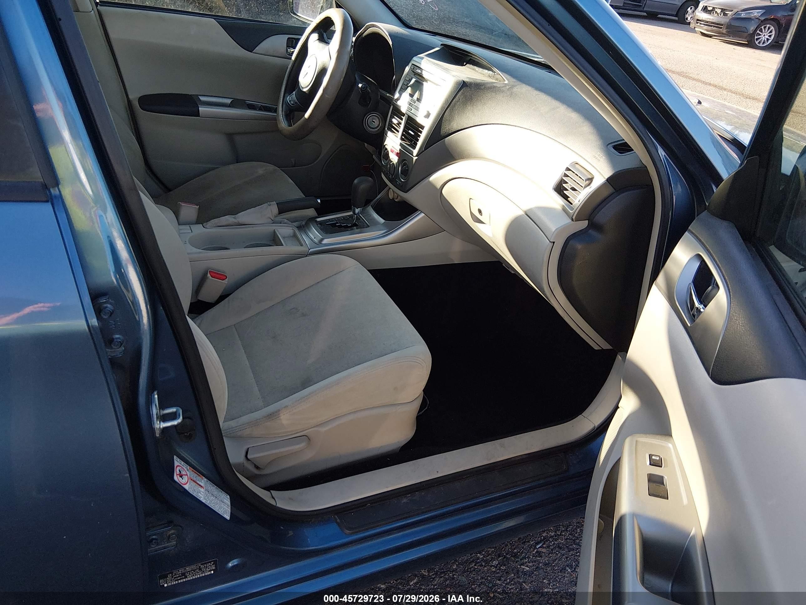 2009 Subaru Impreza 2.5i Синий vin: JF1GH61659H815831
